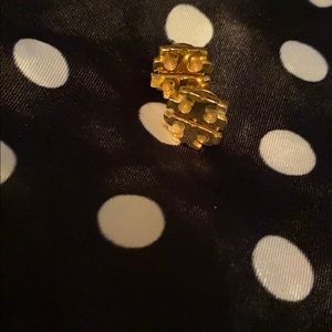 Gold Tory Burch earrings